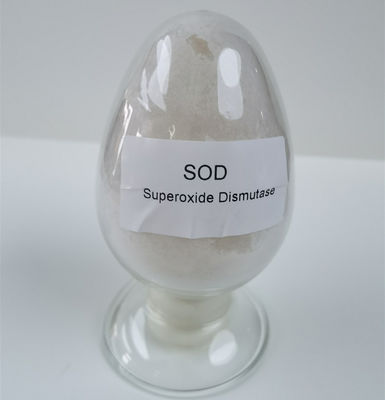 การทดสอบ 50000iu / g ใบอนุญาตการผลิตอาหาร SOD Superoxide Dismutase Powder
